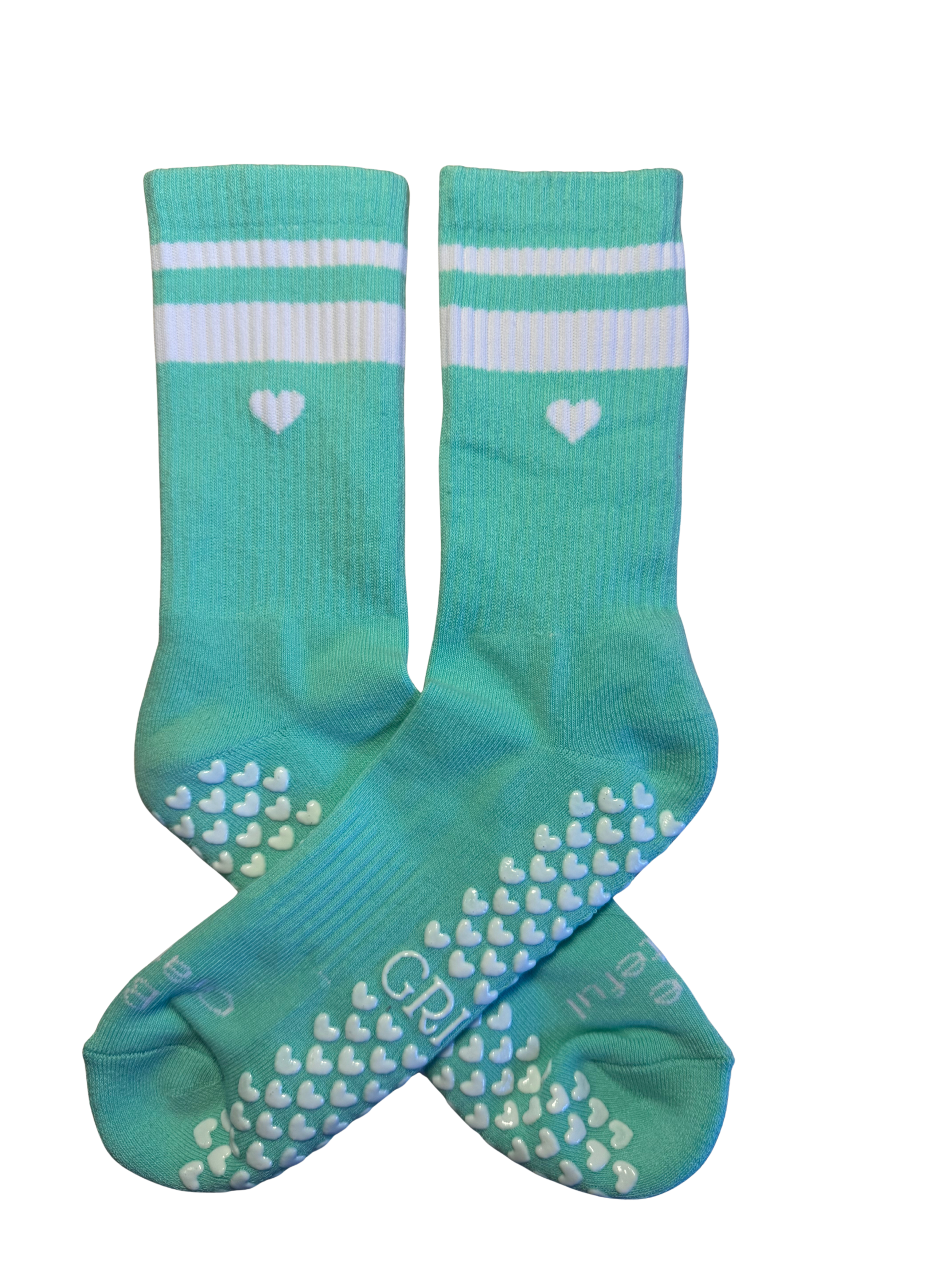 Mint Green Grip Sock
