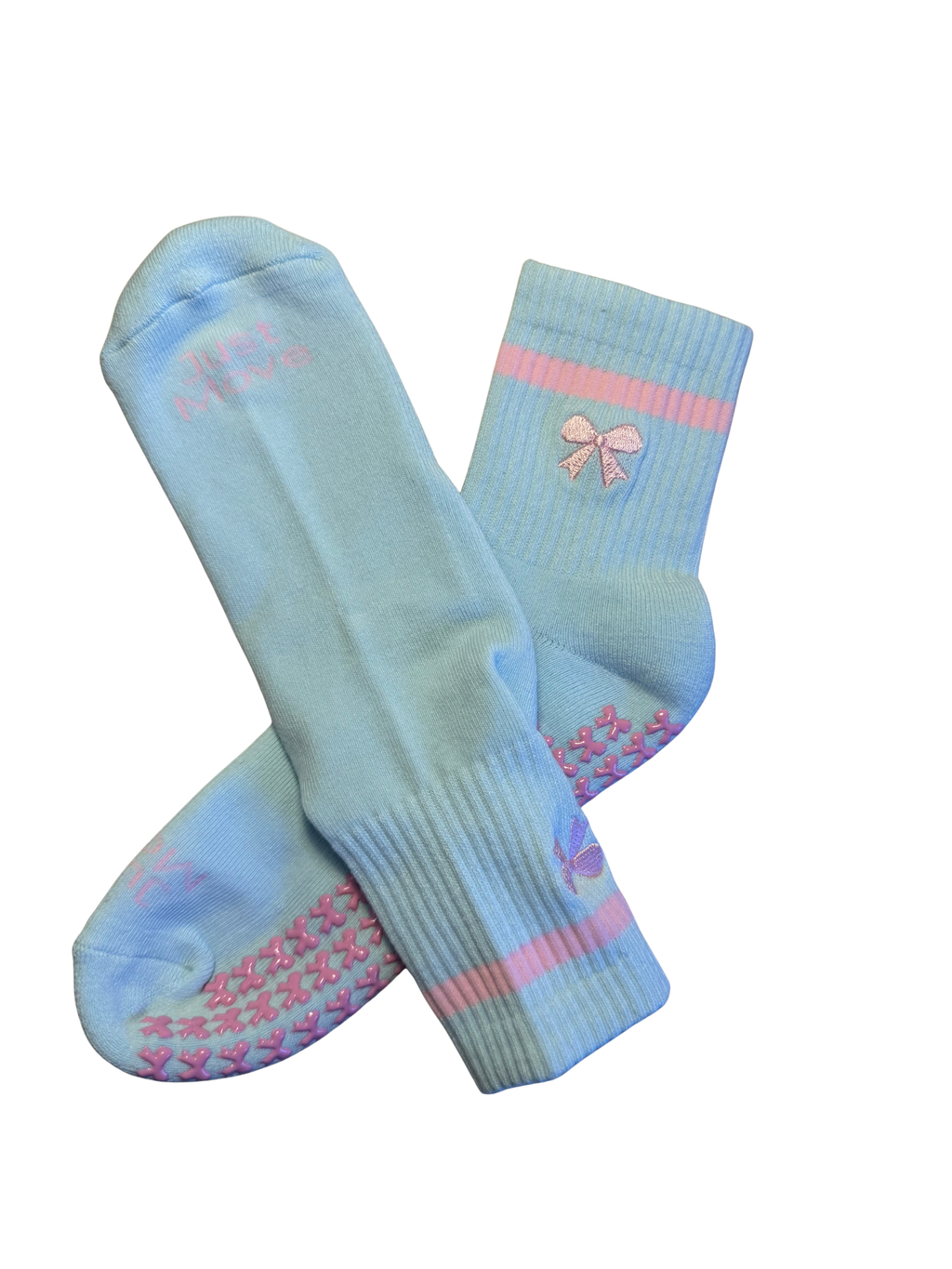 Baby Blue Grip Sock